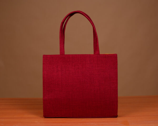 Kantom – Sac Wax Femme Kente Rouge Artisanal au Sénégal – Image 3